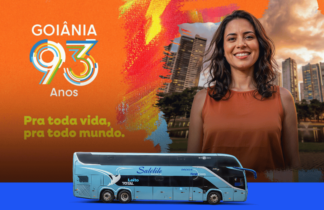 Aniversário de 93 anos de Goiânia: programação completa e como chegar de ônibus com a Satélite Norte